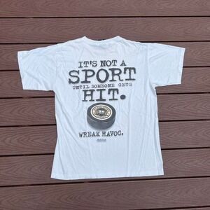 1995 Vintage BigBallSports Hockey graphic T-shirt